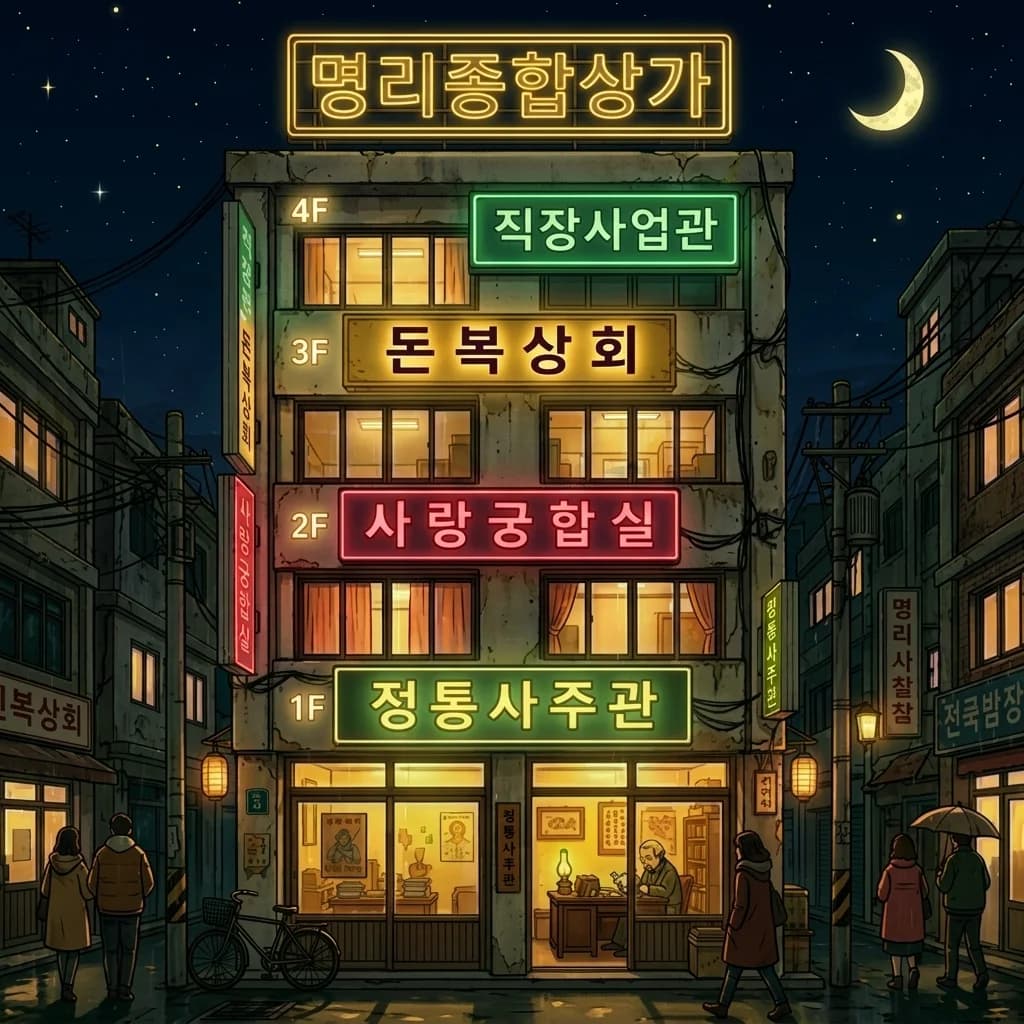 명리종합상가 건물
