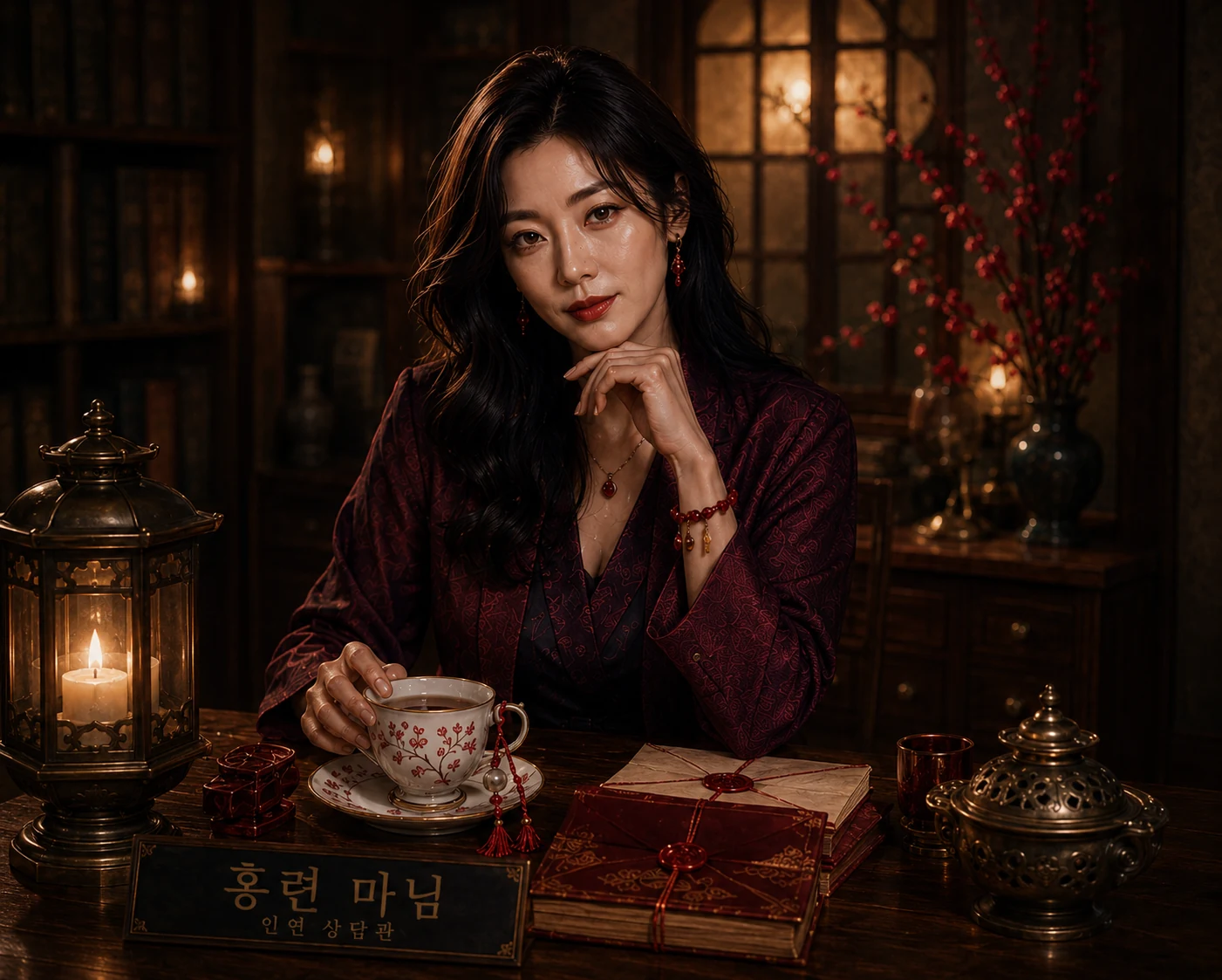 인연찻집의 홍련 마님